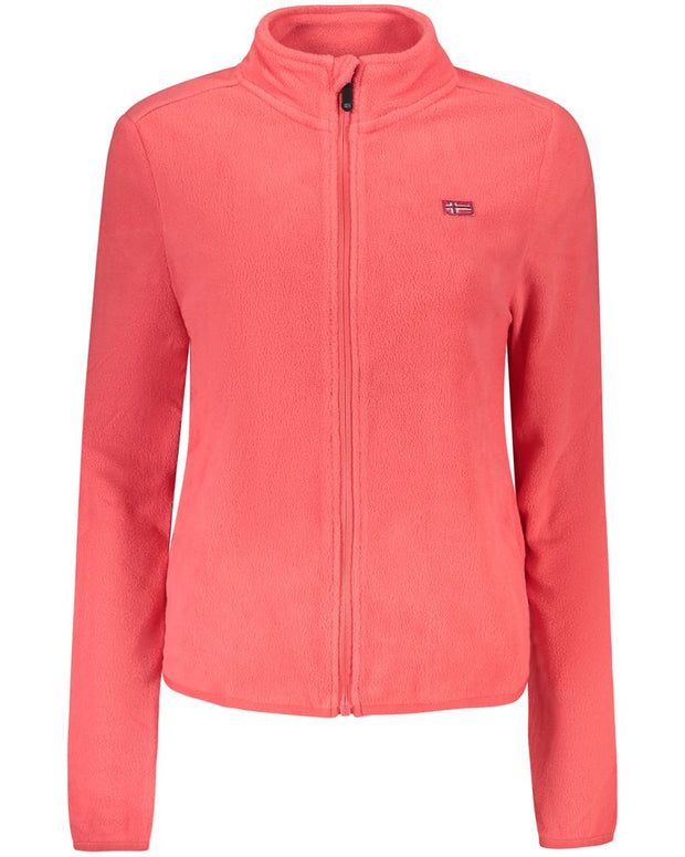 Pink Polyester Women Sweater
