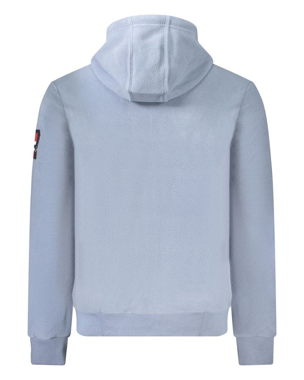 Blue Polyester Men Sweater
