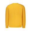 Yellow Cotton Men Sweater