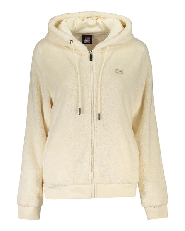 White Polyester Women Jacket