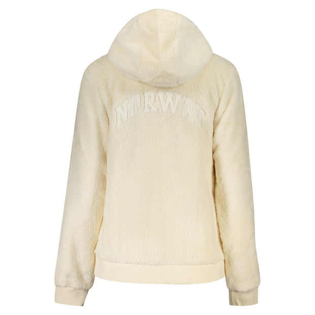 White Polyester Women Jacket