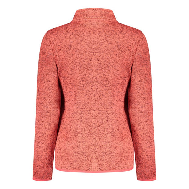 Pink Polyester Women Sweater