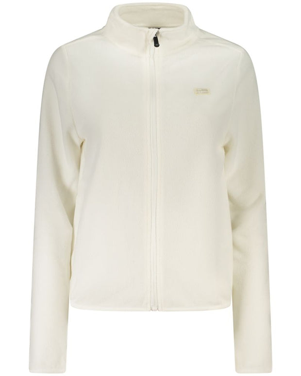 White Polyester Women Sweater