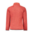 Red Polyester Men Sweater