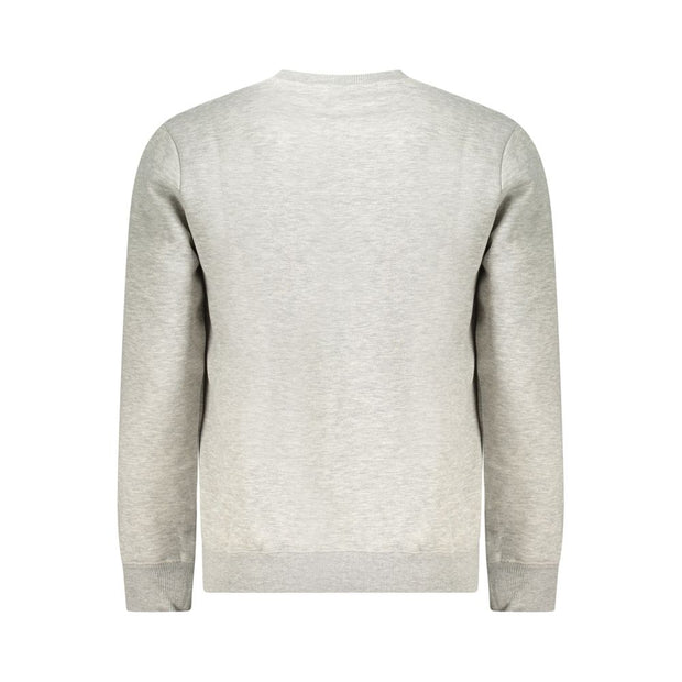 Gray Cotton Men Sweater
