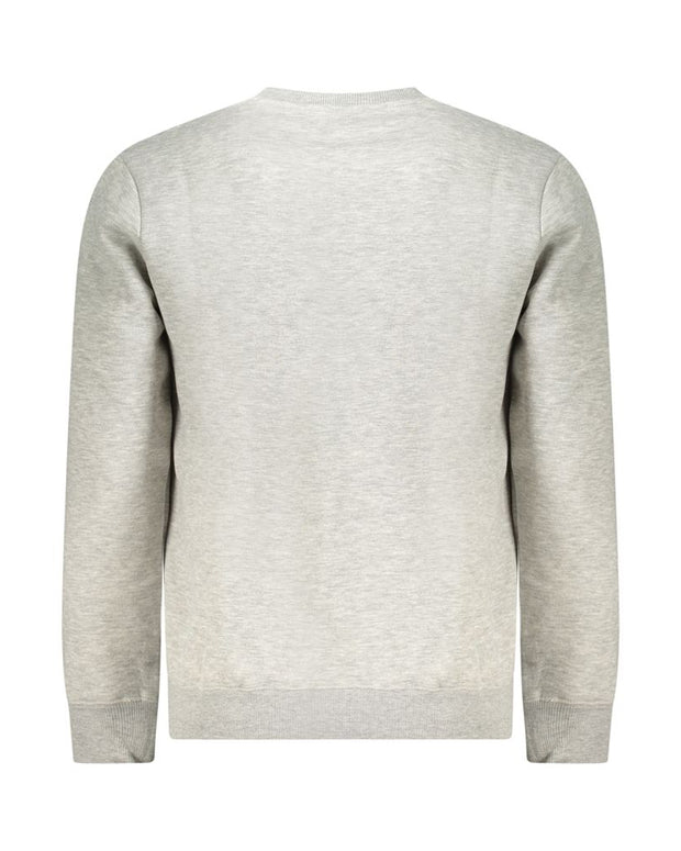 Gray Cotton Men Sweater