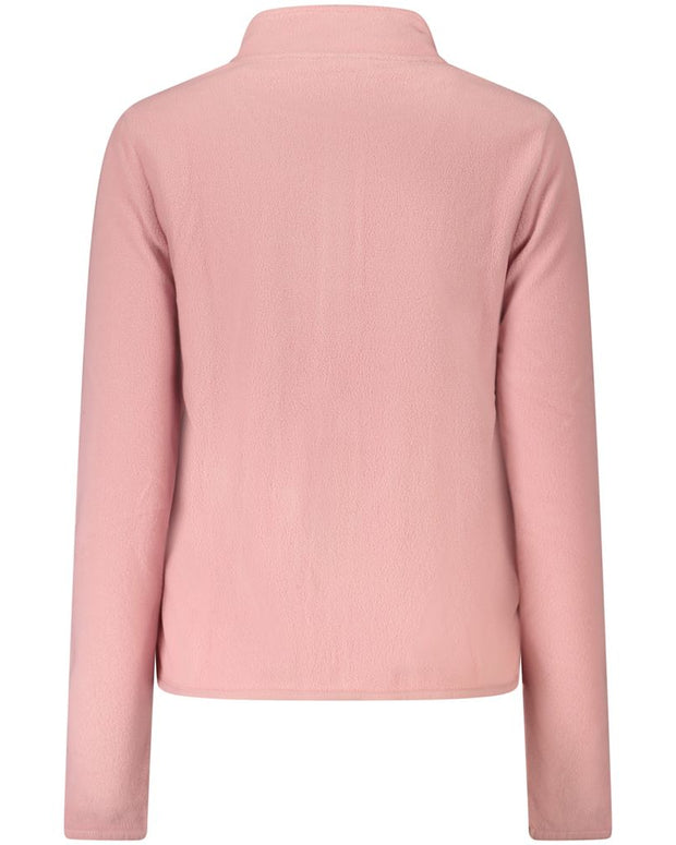 Pink Polyester Women Sweater