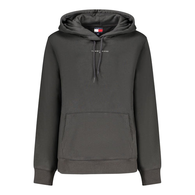 Black Cotton Women Sweater