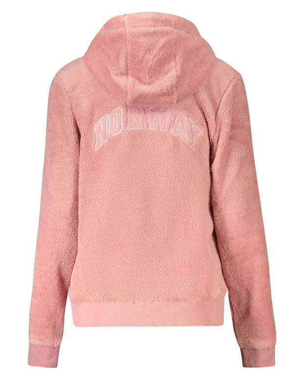 Pink Polyester Women Jacket