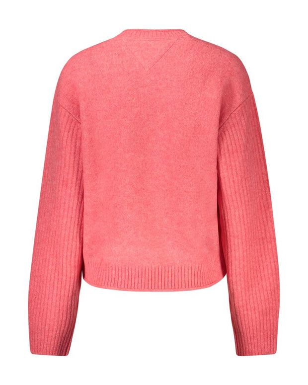 Pink Wool Women Sweater