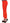 Red Pants Cropped 3/4 Short Nude Capri Pants