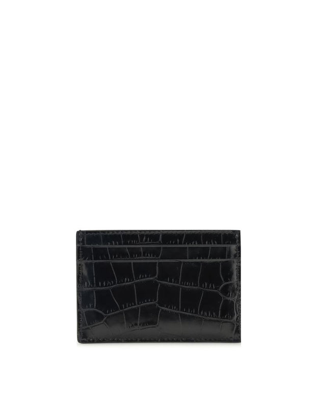 Croco print Card Holder