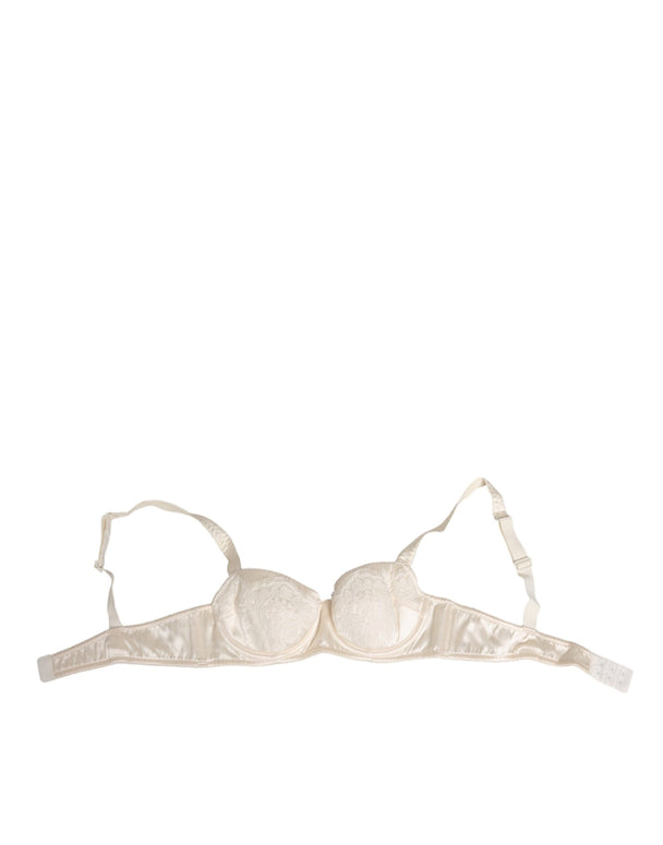 White Satin Lace Balconnet Lingerie Underwear