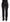 Black Stripes Mid Waist Trouser Pants