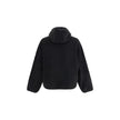 Black Polyester Full-Length Jacket