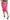 Pink High Waist Pencil Cut Midi Skirt