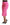 Pink High Waist Pencil Cut Midi Skirt
