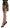 Multicolor Patchwork A-line Polyester Skirt