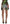 Multicolor Patchwork A-line Polyester Skirt