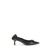 Leather logo Pumps