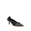 Leather logo Pumps