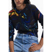 Black Polyamide Women Sweater