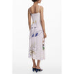 White Polyester Women Dress