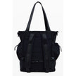 Black Polyester Women Handbag