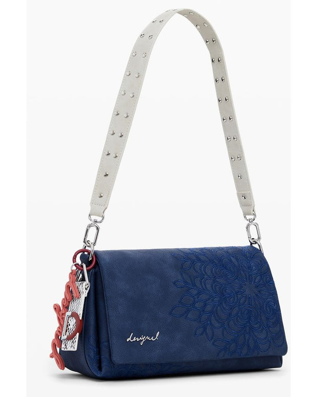 Blue Polyethylene Women Handbag