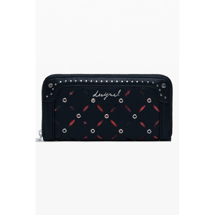Black Polyethylene Women Wallet