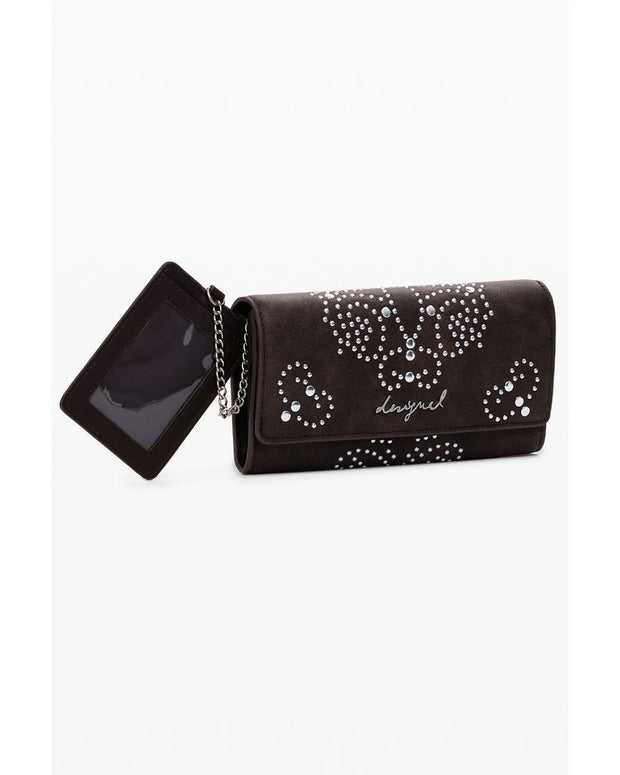 Brown Polyethylene Women Wallet