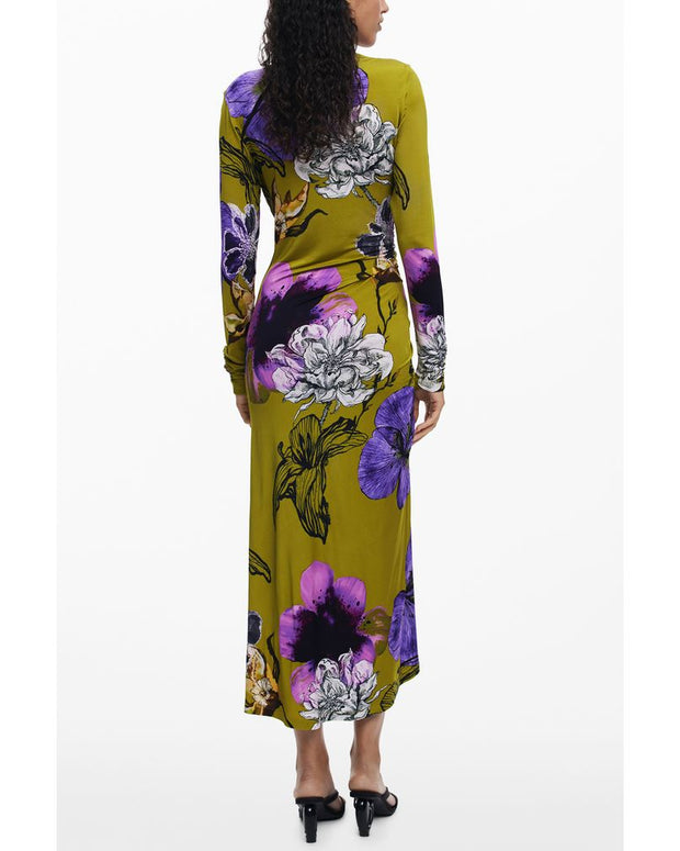 Green Viscose Women Dress