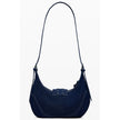 Blue Cotton Women Handbag