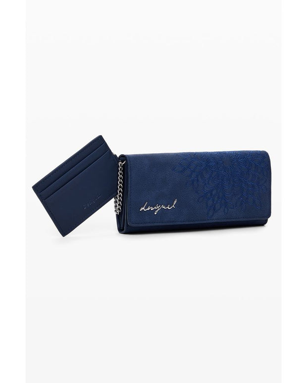 Blue Polyethylene Women Wallet