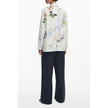 White Polyester Women Jacket