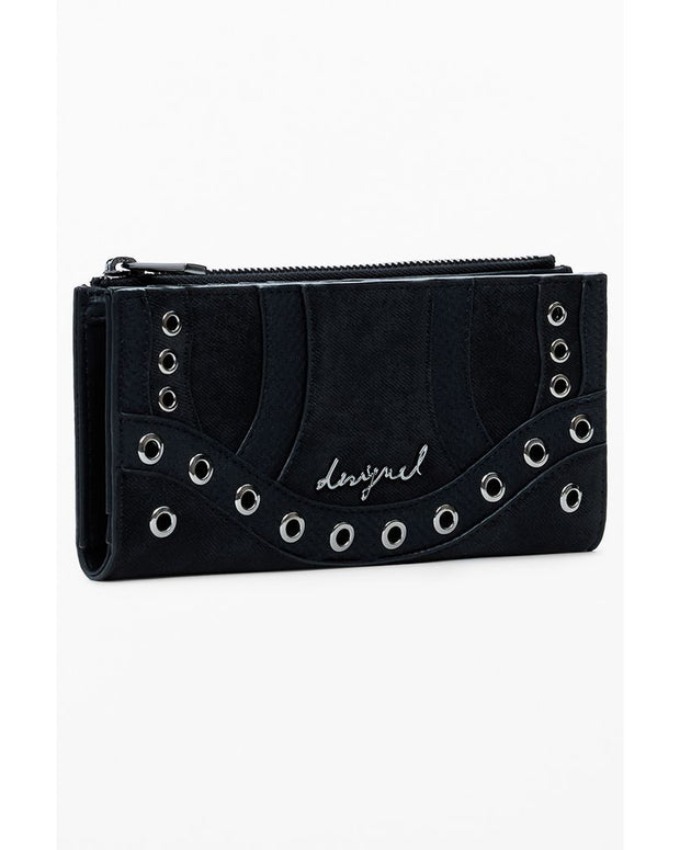 Black Polyethylene Women Wallet