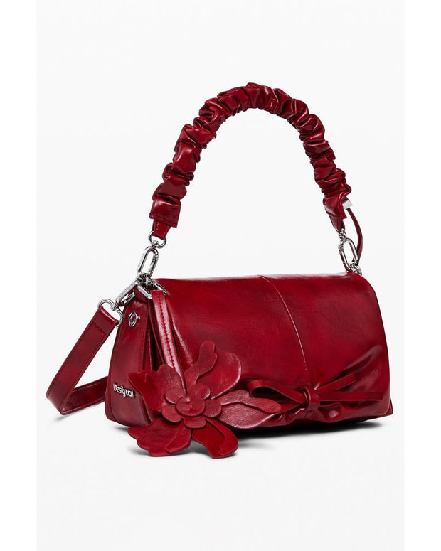 Red Polyethylene Women Handbag
