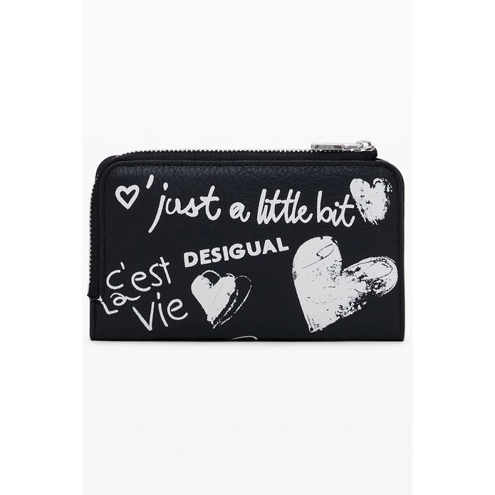 Black Polyethylene Women Wallet