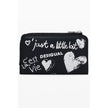 Black Polyethylene Women Wallet