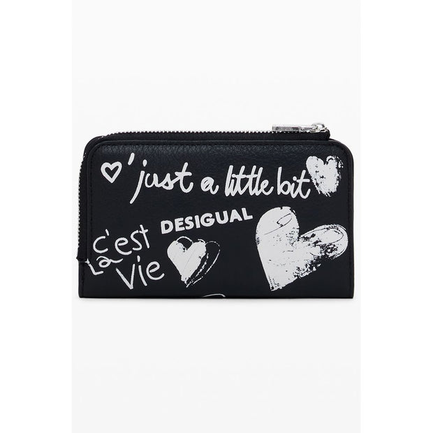 Black Polyethylene Women Wallet