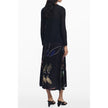 Black Polyester Women Dress