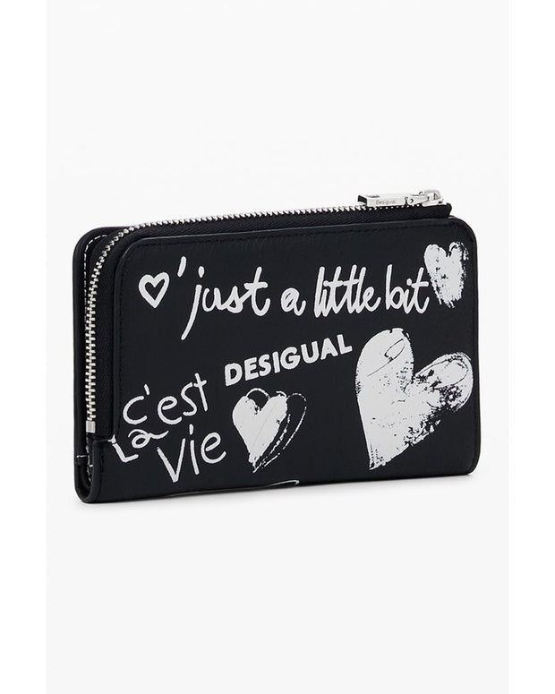 Black Polyethylene Women Wallet