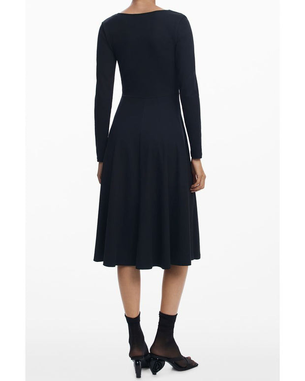 Black Cotton Women Dress