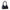 Black Polyethylene Women Handbag