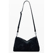 Black Polyethylene Women Handbag