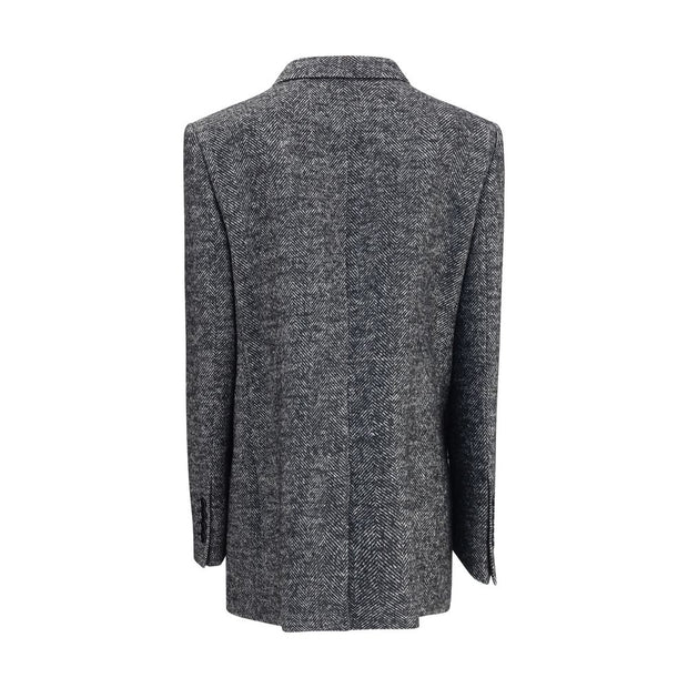 Double-breasted Chevron Blazer