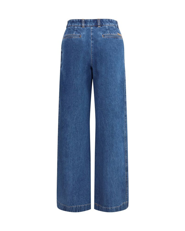 Straight Jeans with pinces