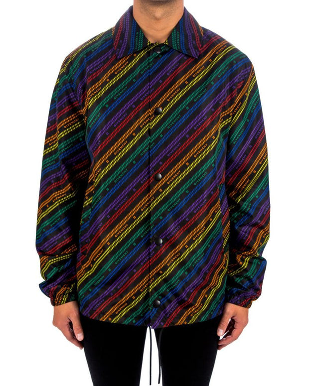 Rainbow Chain Nylon Jacket