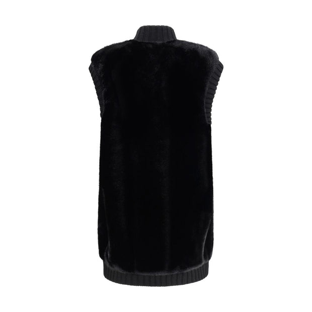 Long Vest in faux fur