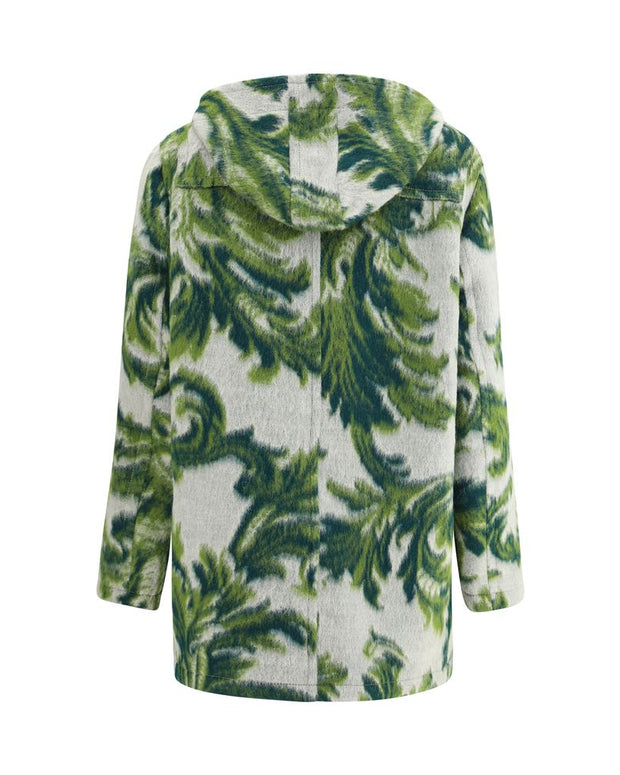 Carded wool duffle Coat
